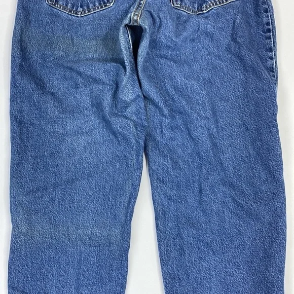 Vintage Levi's 551 Relaxed Fit Tapered Leg 14 Medium USA 90s - Picture 6 of 12